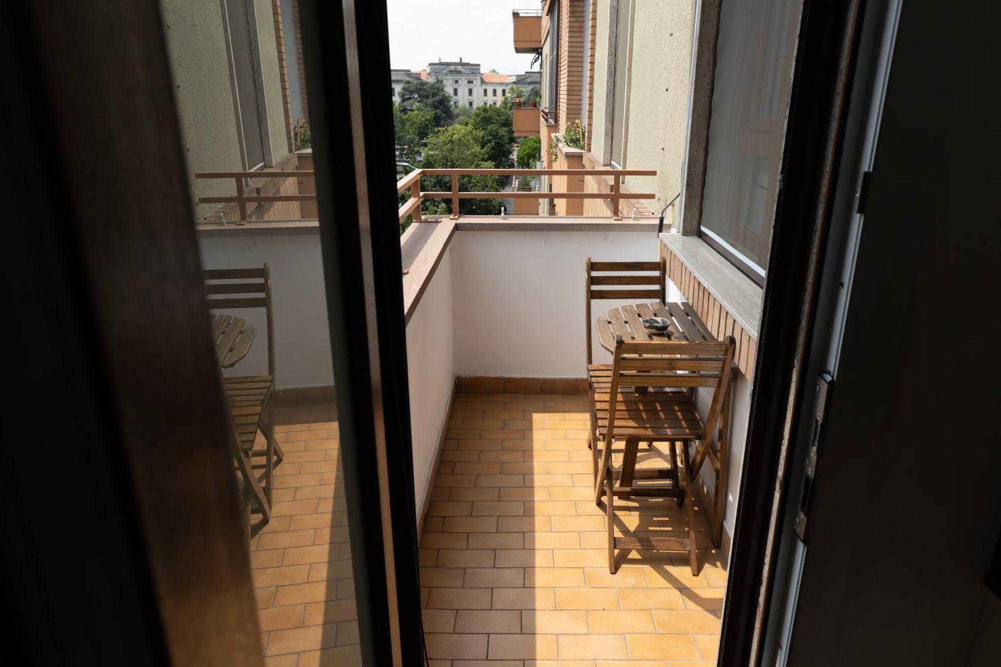 Elegante Bilocale In De Angeli - Piazzale Siena Lejlighed Milano Eksteriør billede